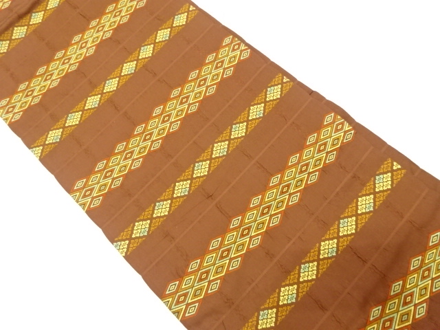 JAPANESE NAGOYA OBI / WOVEN RHOMBUS